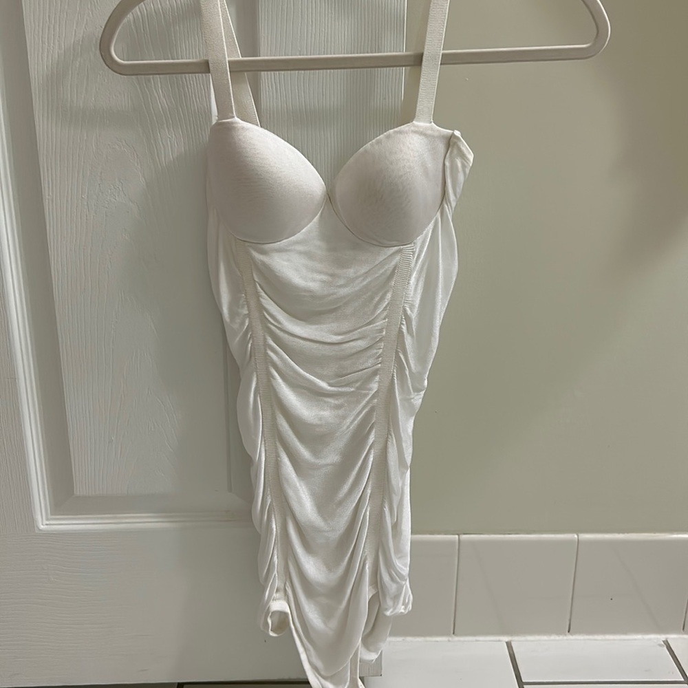 Balmain White Knit Bodysuit